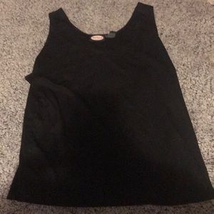 Black Plus size tank top